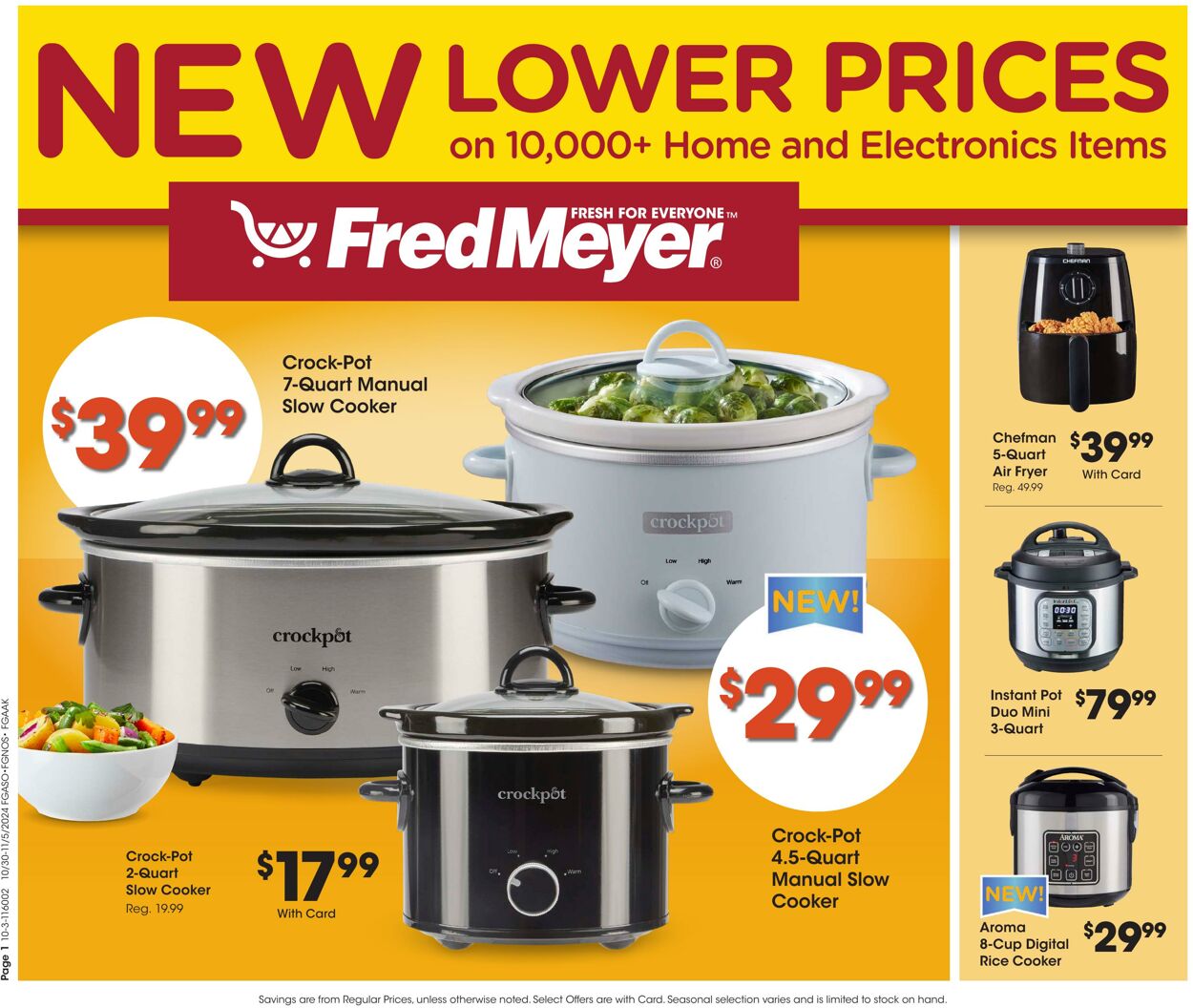 Weekly ad Fred Meyer 10/30/2024 - 11/05/2024