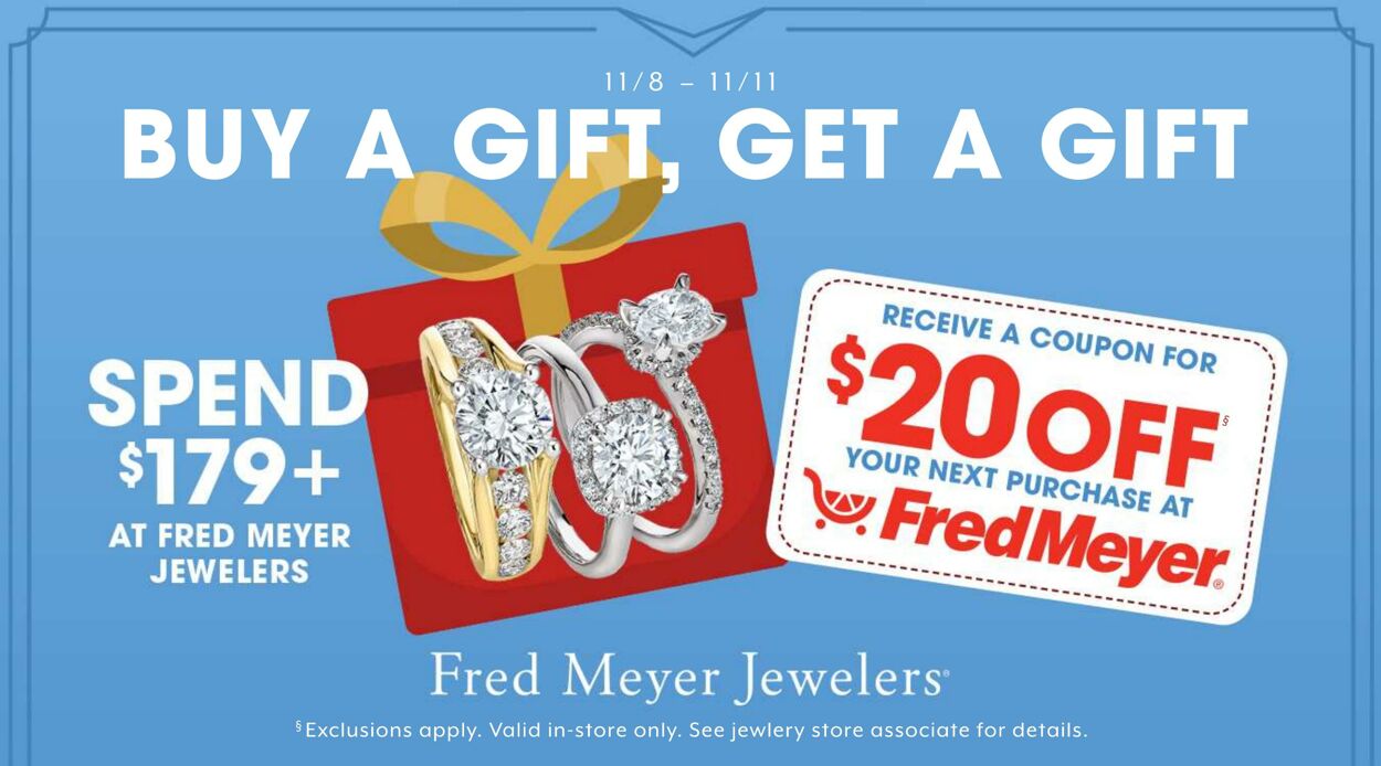 Weekly ad Fred Meyer 11/06/2024 - 11/12/2024