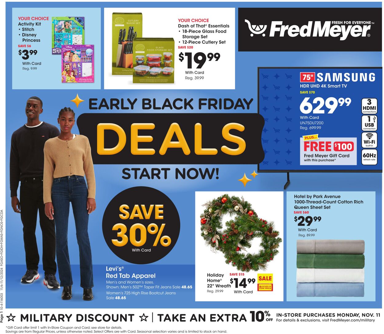 Fred Meyer Promotional weekly ads