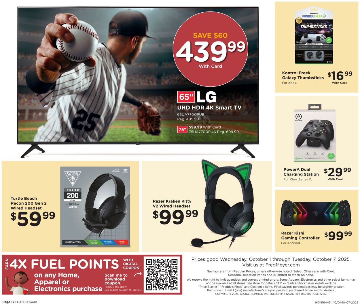 Weekly ad Fred Meyer 10/01/2025 - 10/07/2025