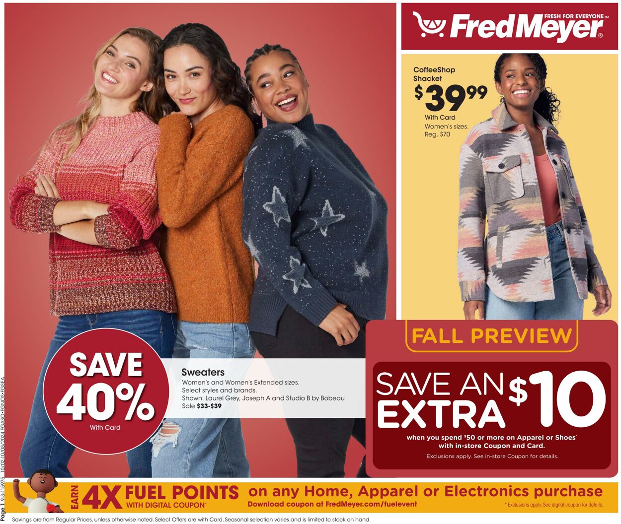 Weekly ad Fred Meyer 10/02/2024 - 10/08/2024