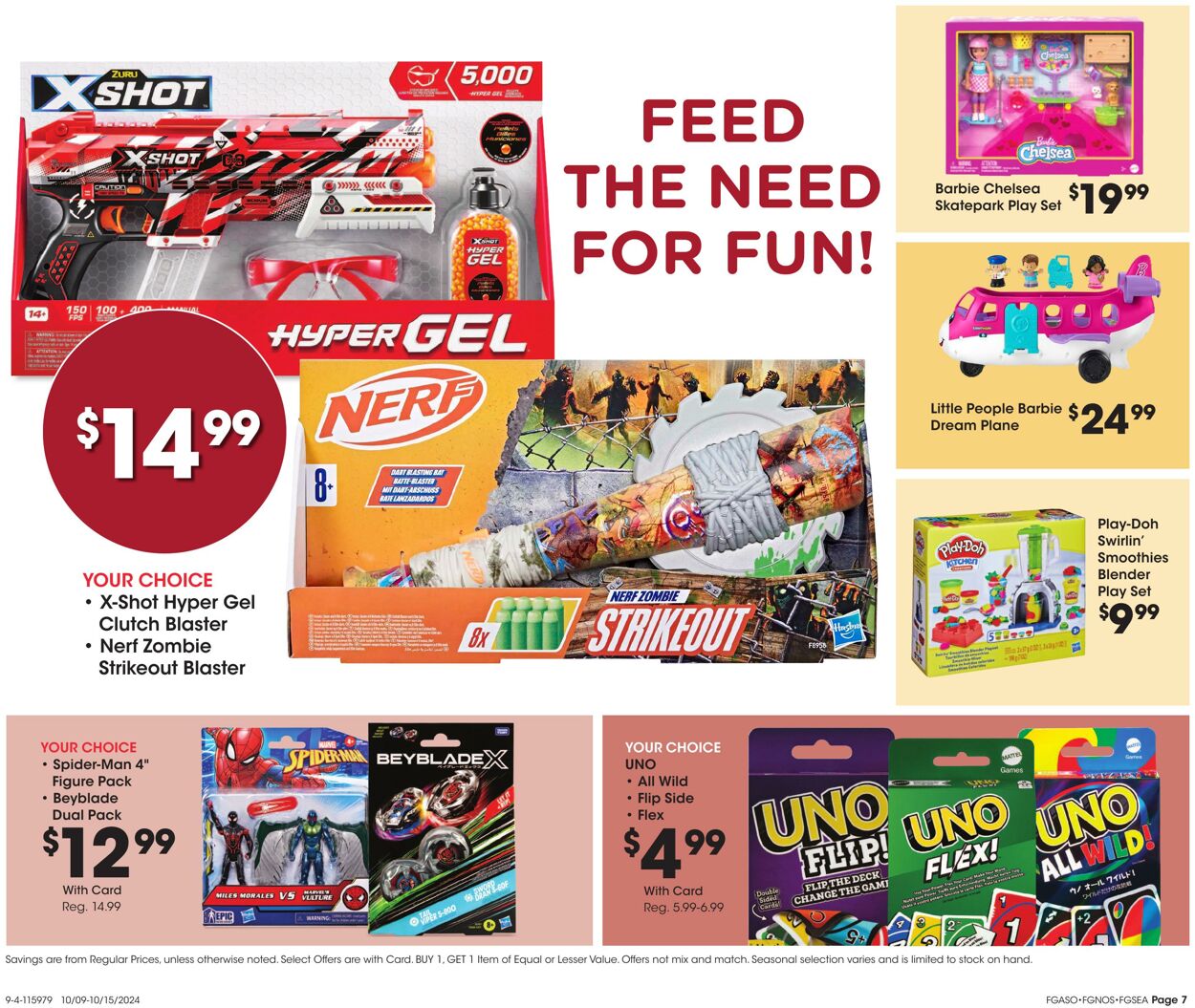 Weekly ad Fred Meyer 10/09/2024 - 10/15/2024