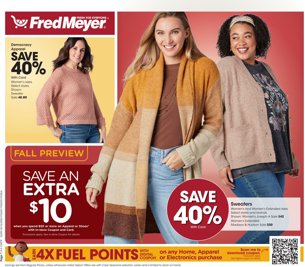 Weekly ad Fred Meyer 10/09/2024 - 10/15/2024