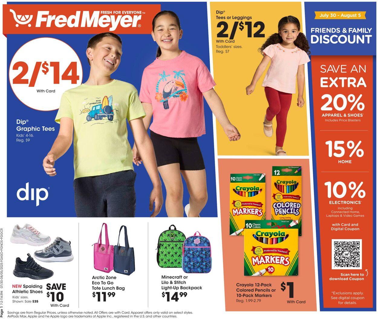 Weekly ad Fred Meyer 07/30/2025 - 08/05/2025