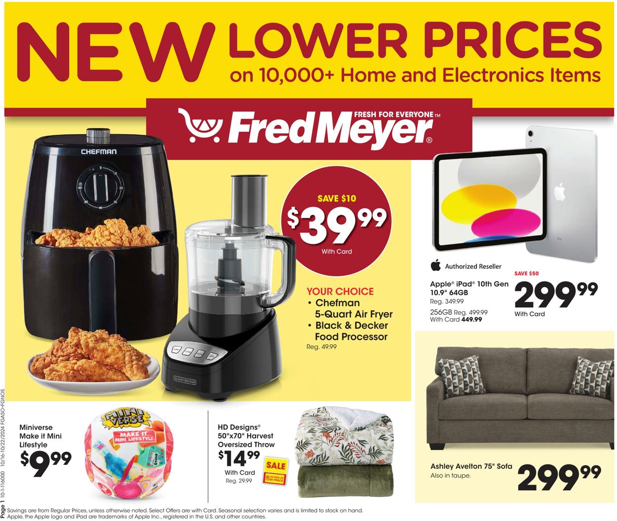 Weekly ad Fred Meyer 10/16/2024 - 10/22/2024