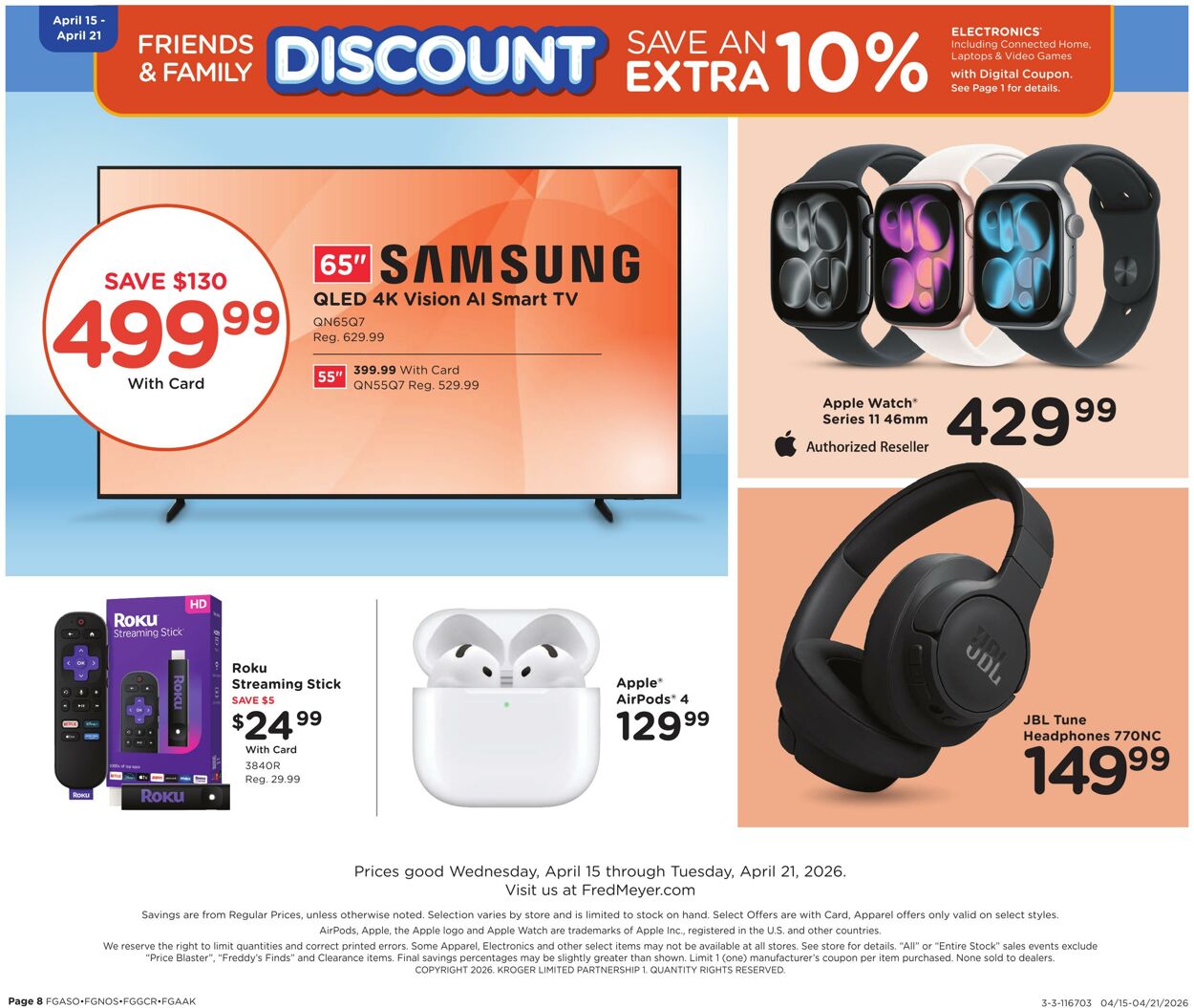 Weekly ad Fred Meyer 04/15/2026 - 04/21/2026