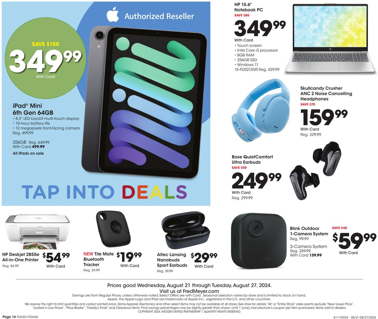 Weekly ad Fred Meyer 08/21/2024 - 08/27/2024