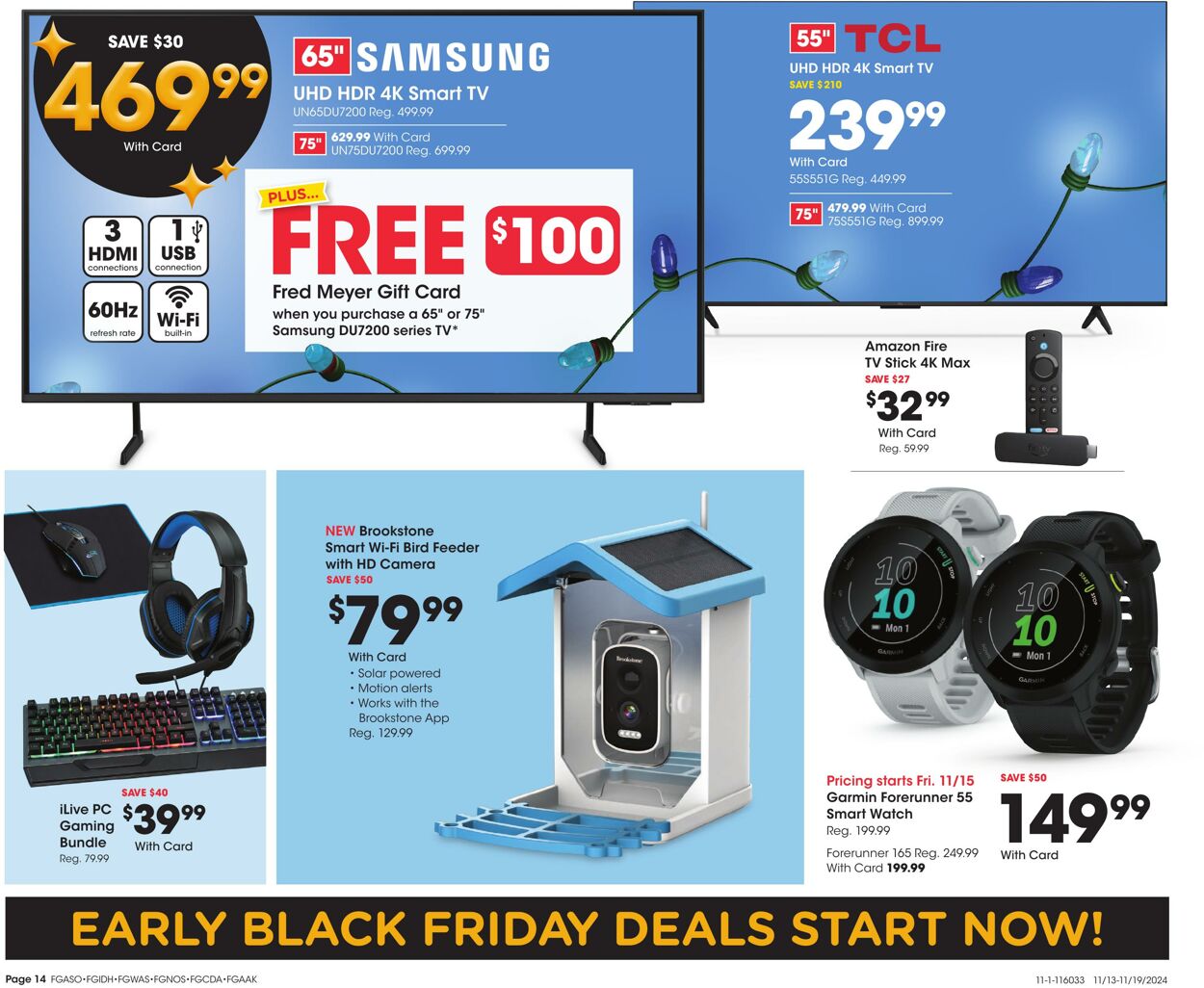 Weekly ad Fred Meyer 11/13/2024 - 11/19/2024