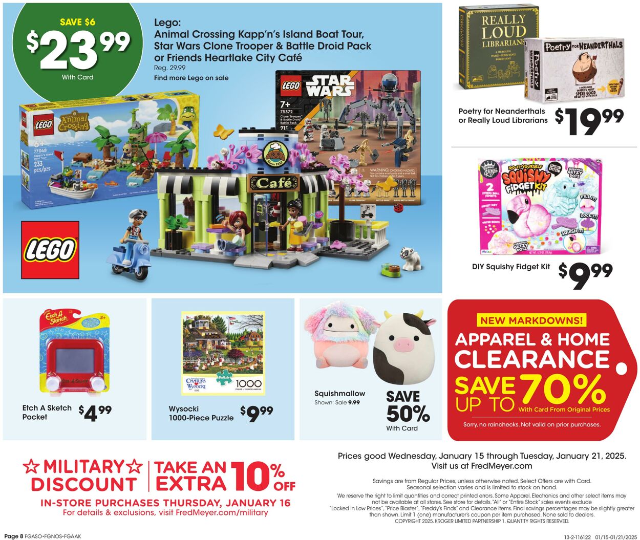 Weekly ad Fred Meyer 01/15/2025 - 01/21/2025