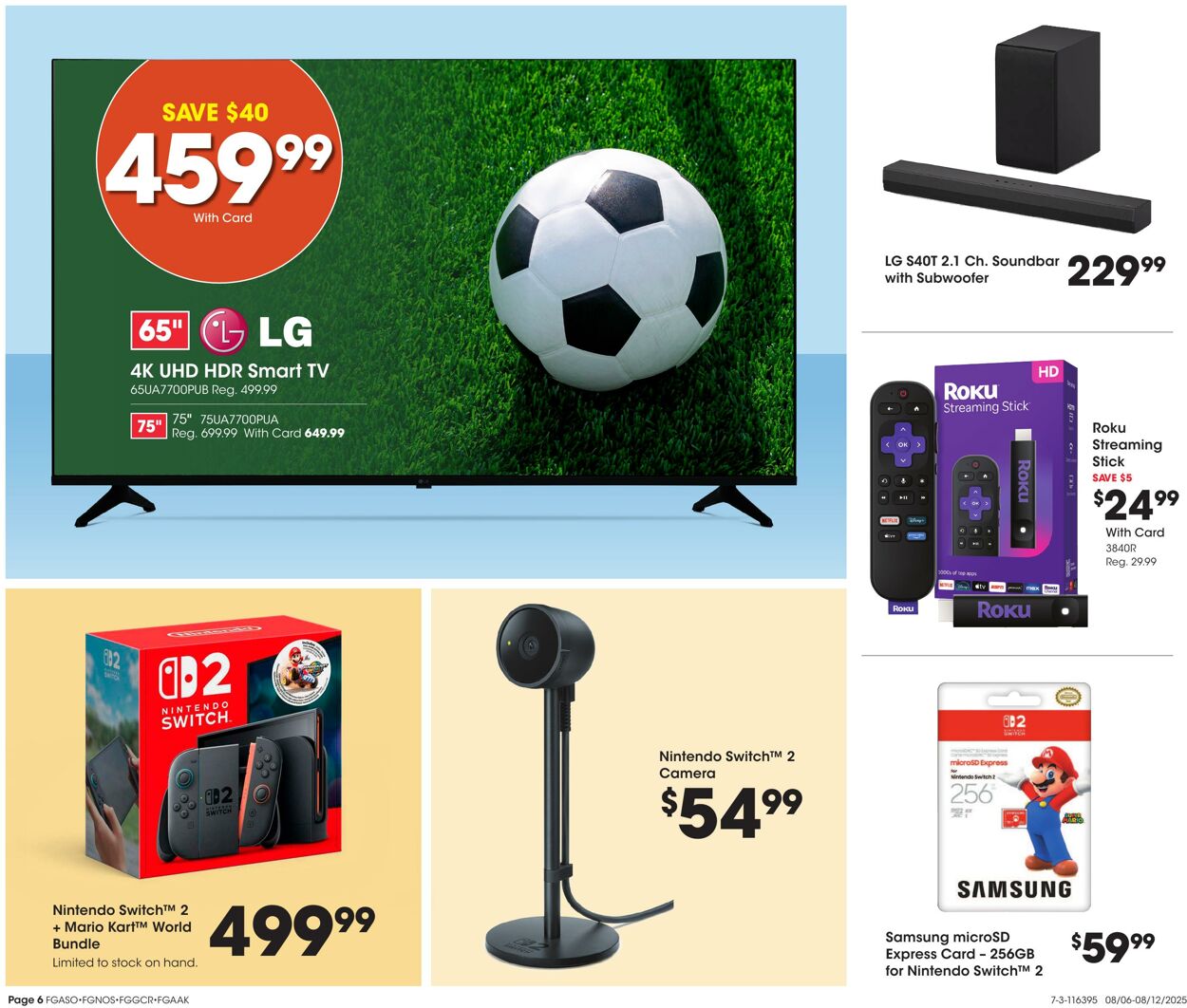 Weekly ad Fred Meyer 08/06/2025 - 08/12/2025