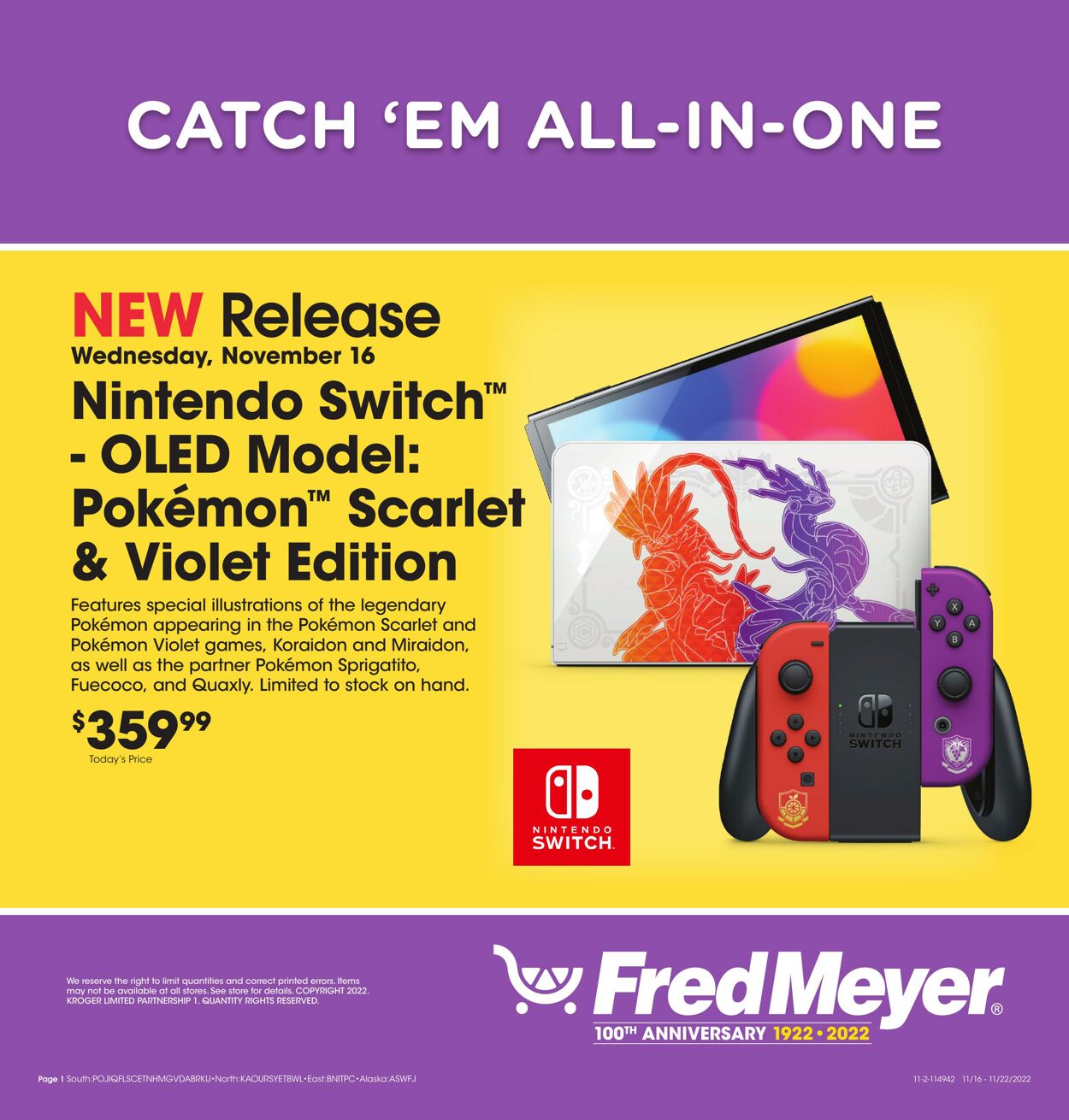 Weekly ad Fred Meyer 11/16/2022 - 11/22/2022