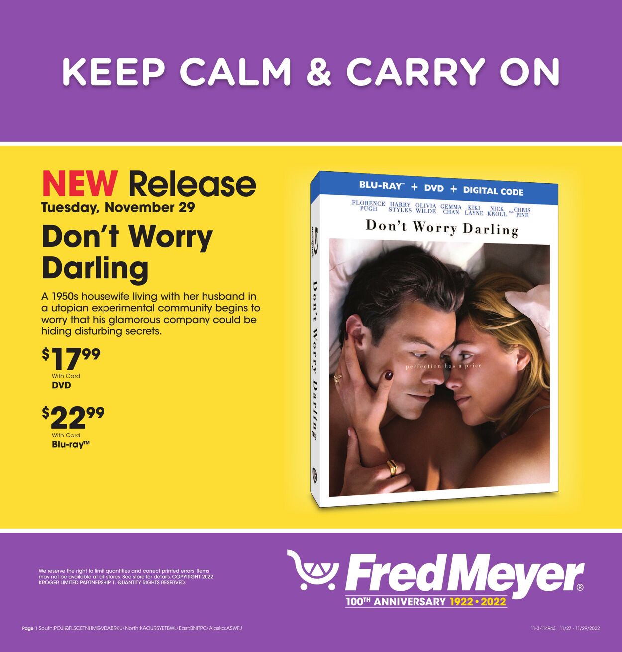 Weekly ad Fred Meyer 11/29/2022 - 11/29/2022