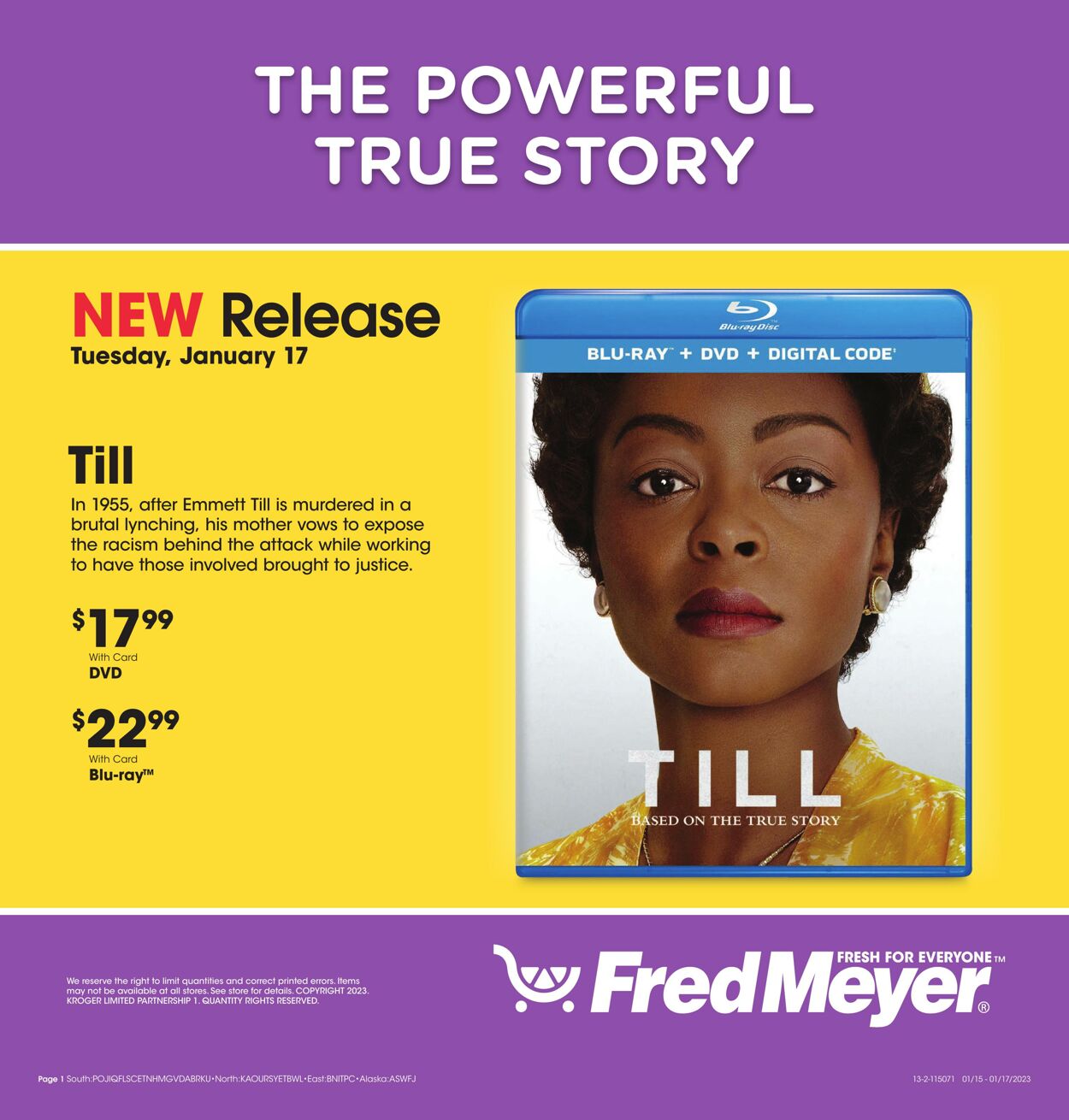 Weekly ad Fred Meyer 01/17/2023 - 01/17/2023