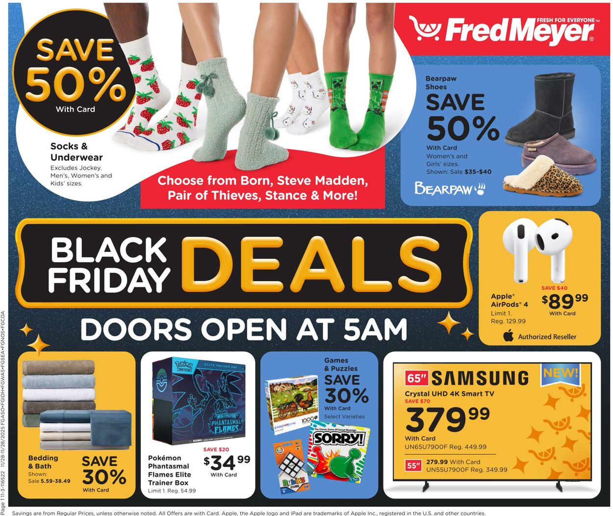 Weekly ad Fred Meyer 11/28/2025 - 11/28/2025