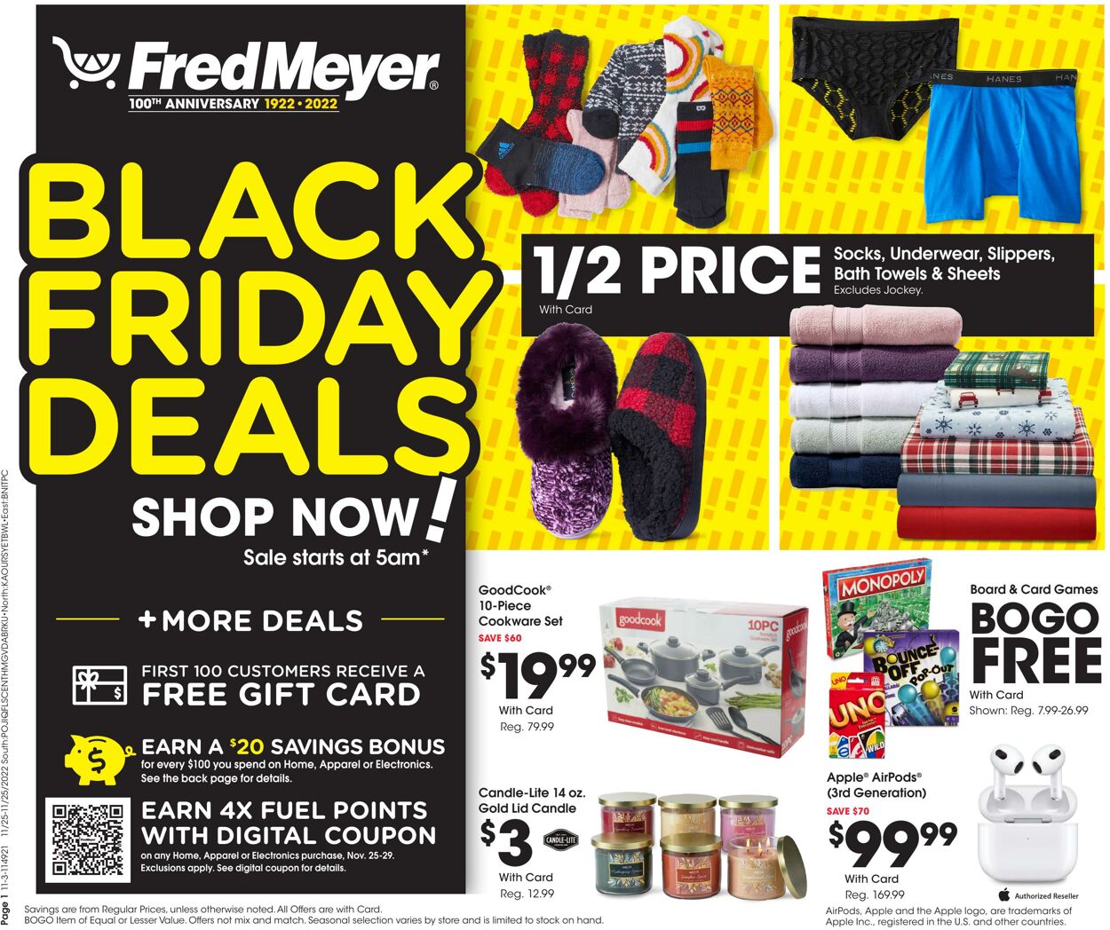 Weekly ad Fred Meyer 11/25/2022 - 11/25/2022
