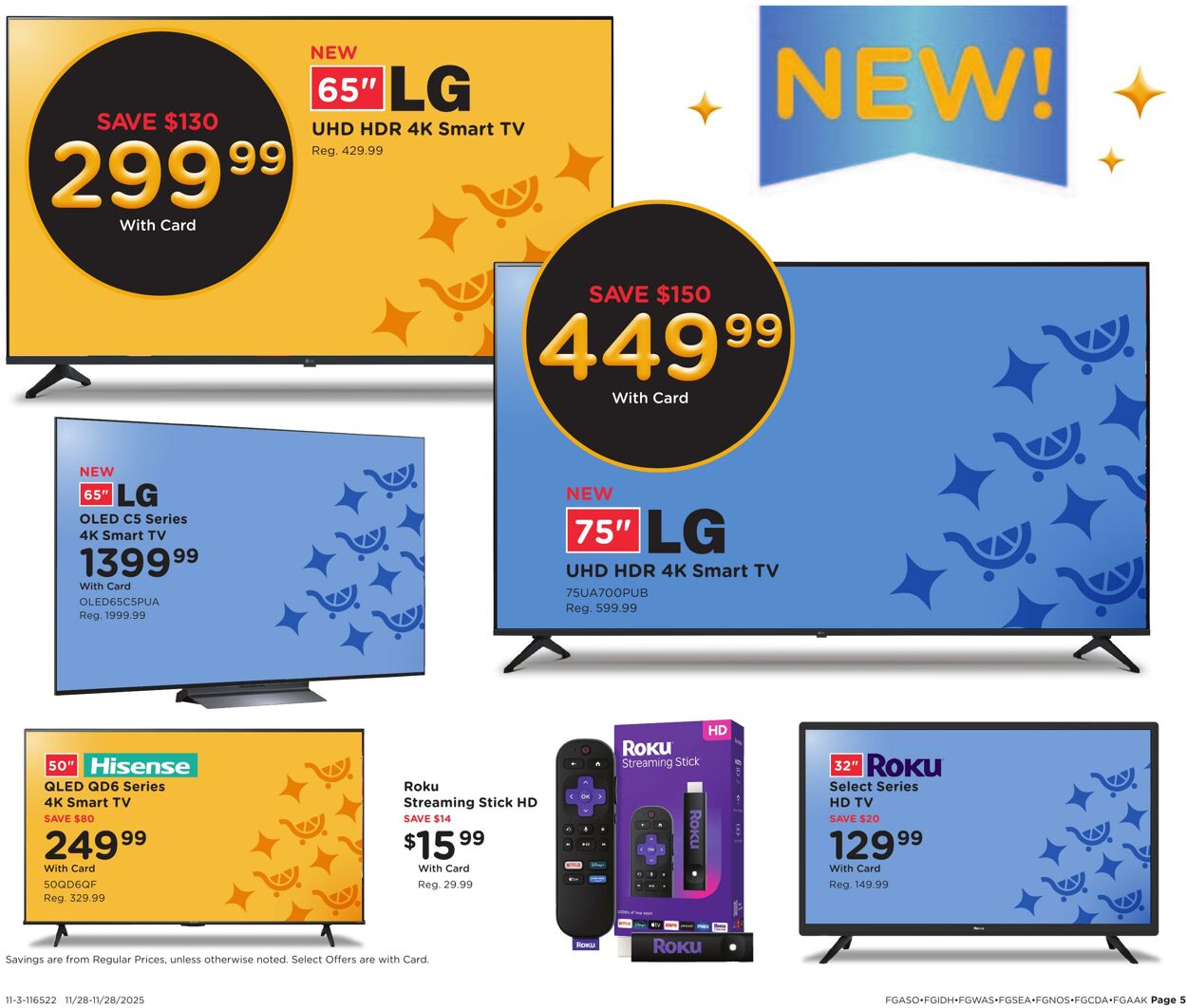 Weekly ad Fred Meyer 11/28/2025 - 11/28/2025