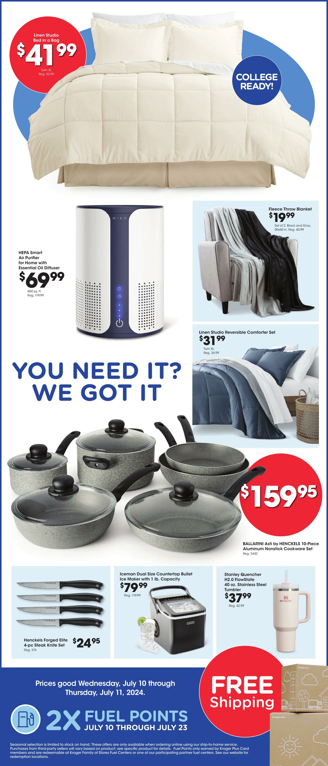 Weekly ad Fred Meyer 07/10/2024 - 07/11/2024