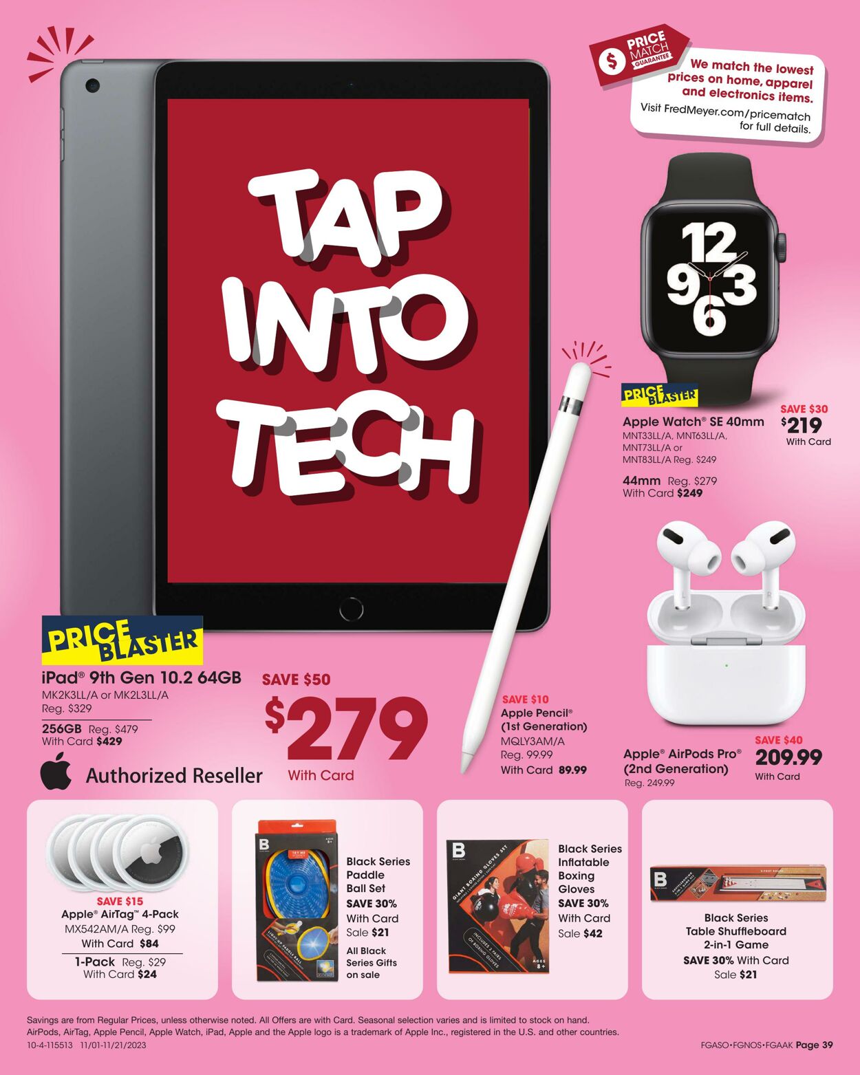 Weekly ad Fred Meyer 11/01/2023 - 11/21/2023