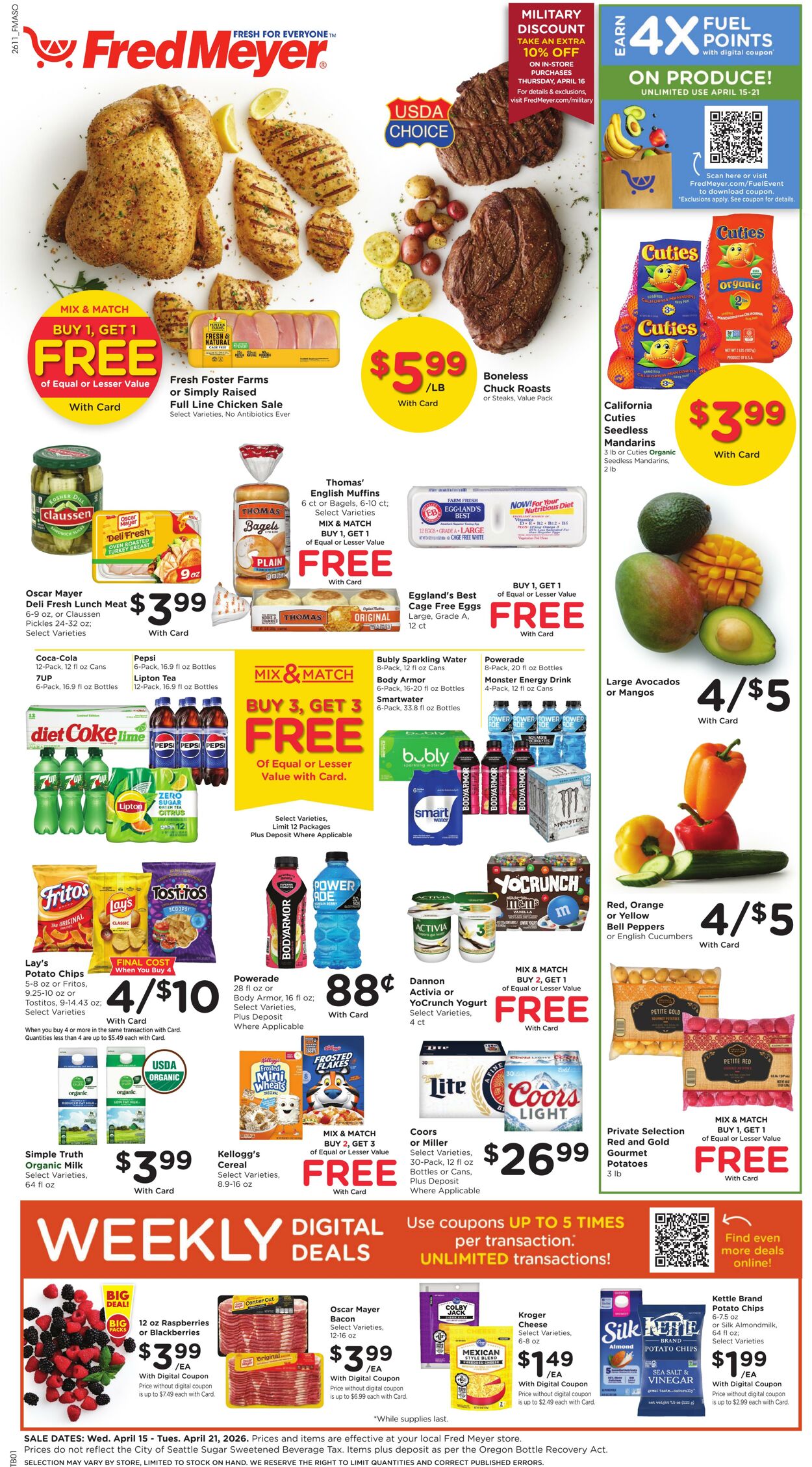 Weekly ad Fred Meyer 04/15/2026 - 04/21/2026