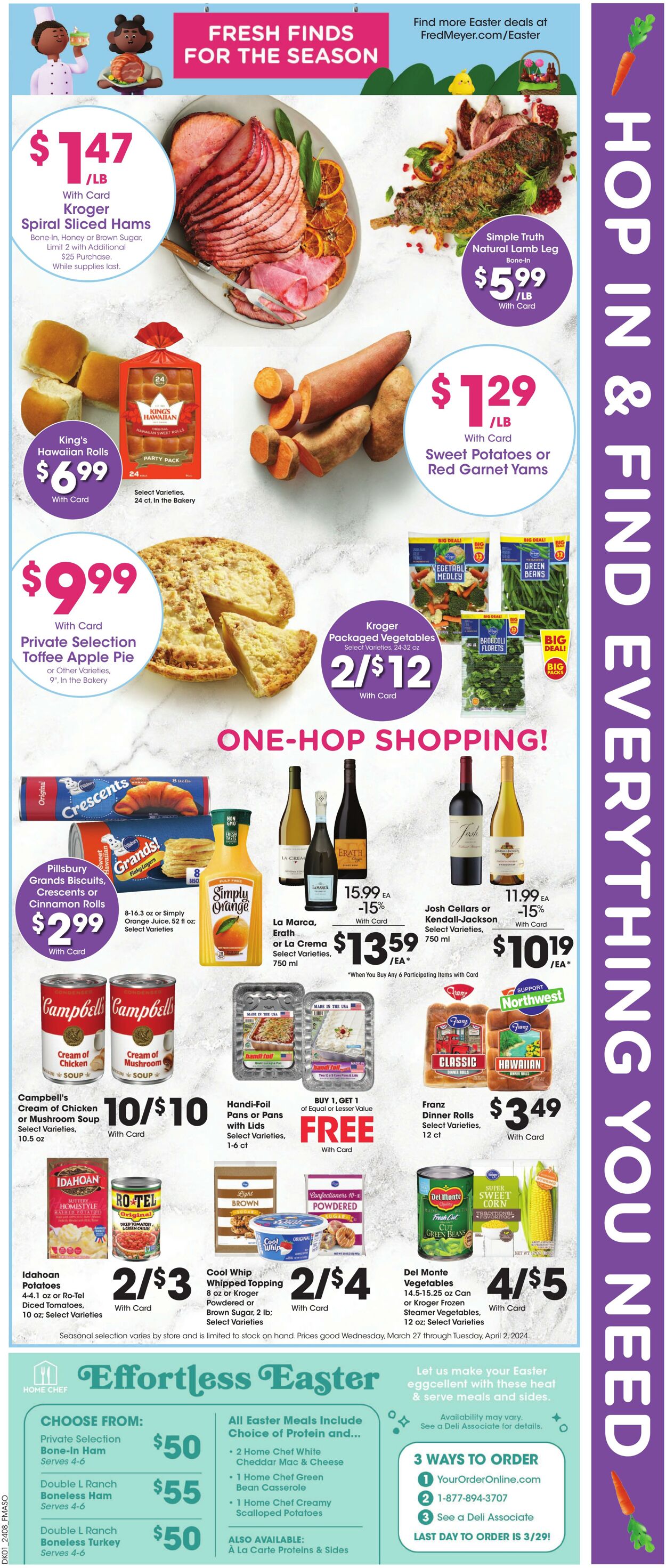 Weekly ad Fred Meyer 03/27/2024 - 04/02/2024