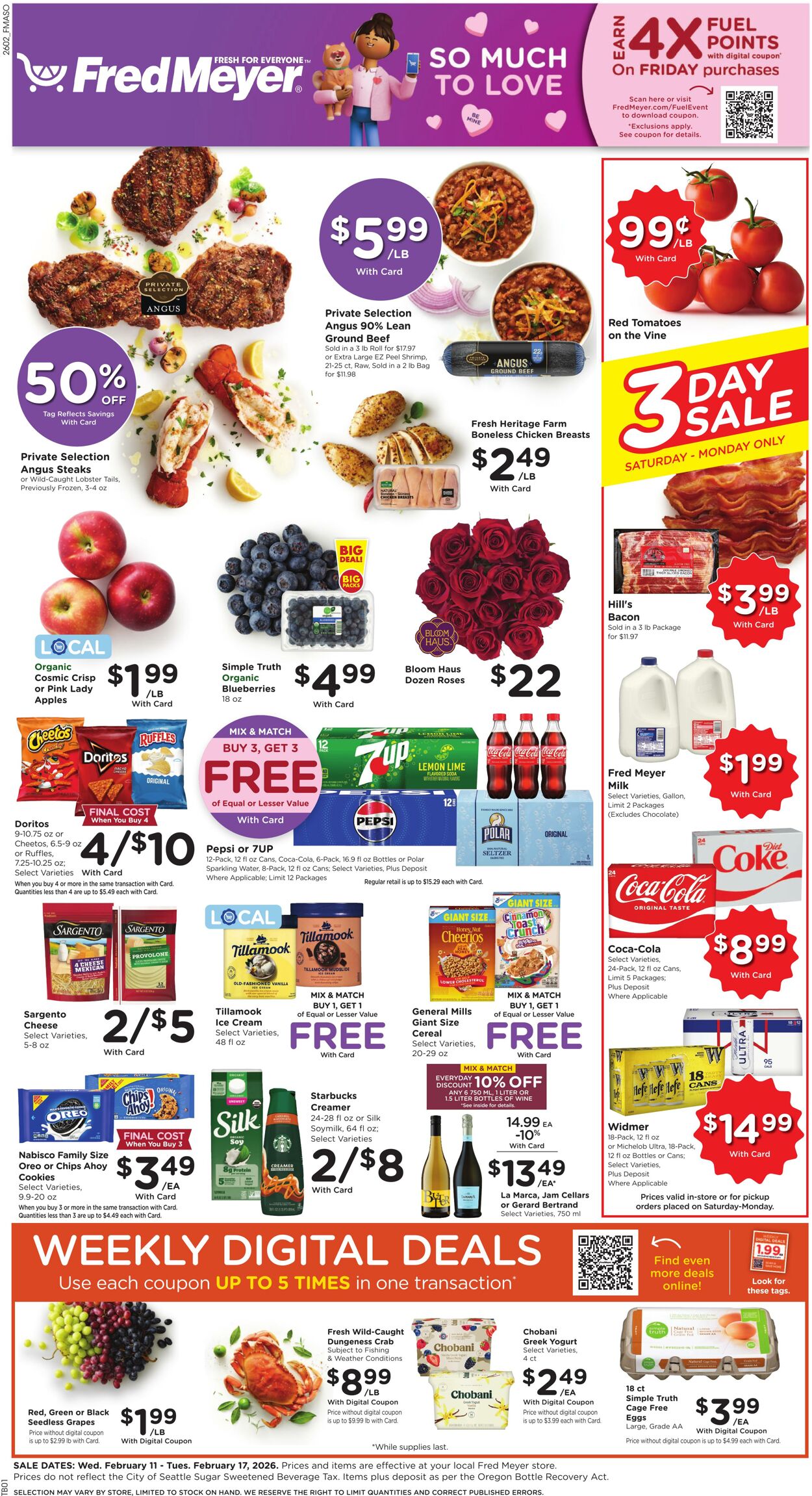 Weekly ad Fred Meyer 02/11/2026 - 02/17/2026