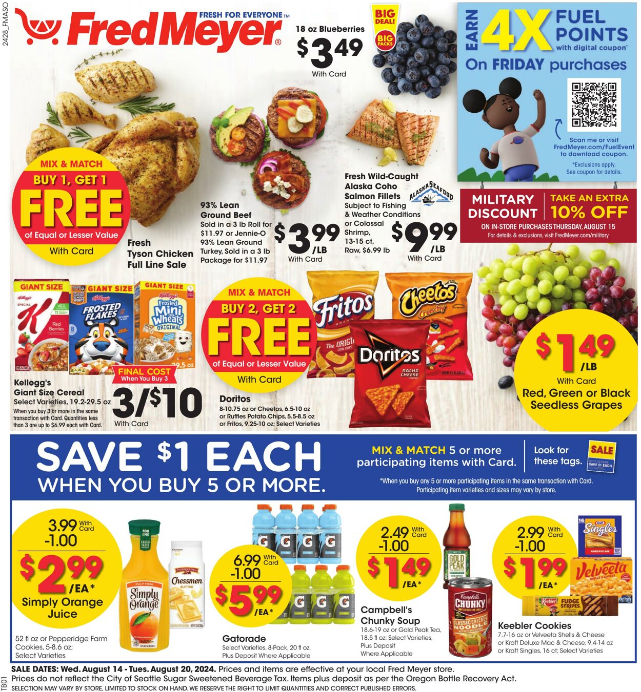 Weekly ad Fred Meyer 08/14/2024 - 08/20/2024