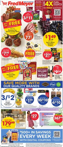Weekly ad Fred Meyer 11/25/2022 - 11/27/2022