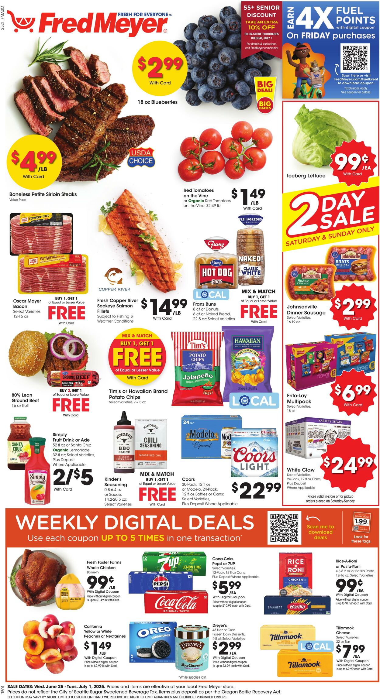 Weekly ad Fred Meyer 06/25/2025 - 07/01/2025