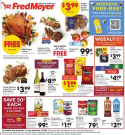 Weekly ad Fred Meyer 11/13/2024 - 11/19/2024