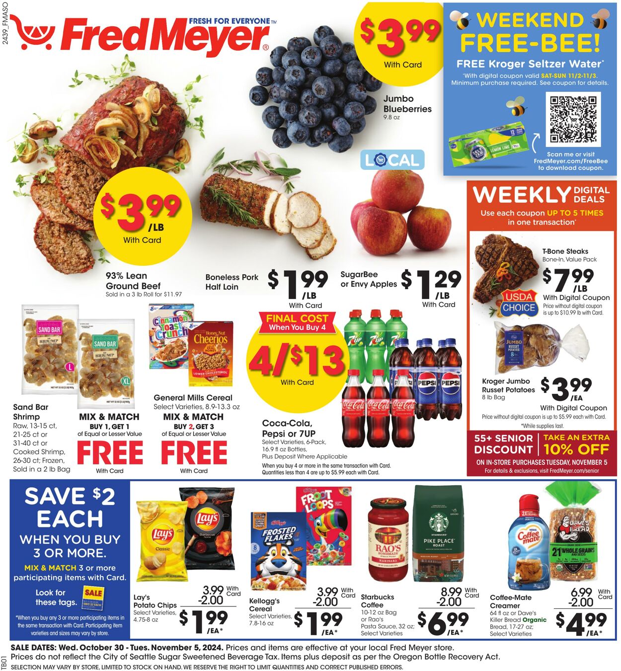 Weekly ad Fred Meyer 10/30/2024 - 11/05/2024