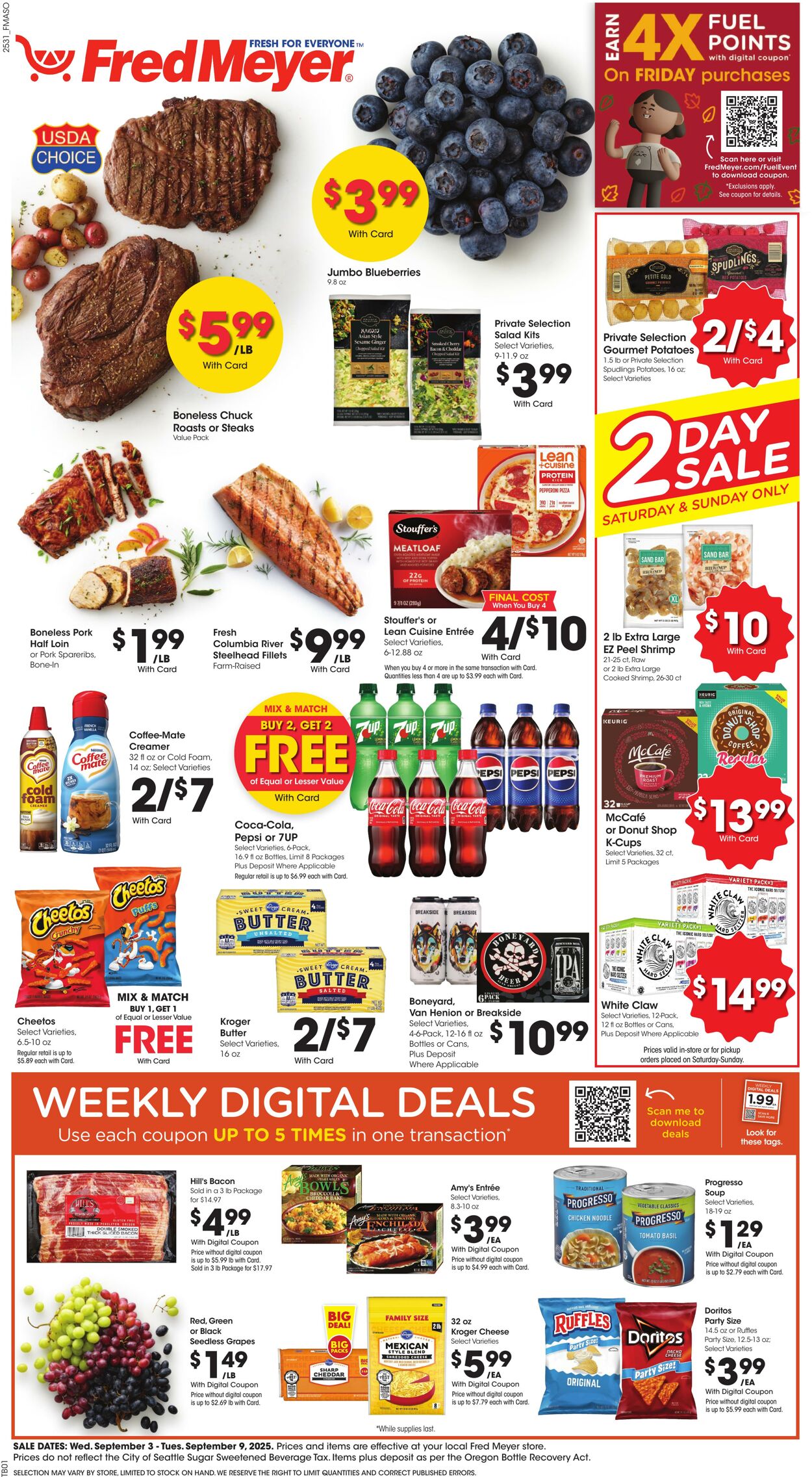 Weekly ad Fred Meyer 09/03/2025 - 09/09/2025