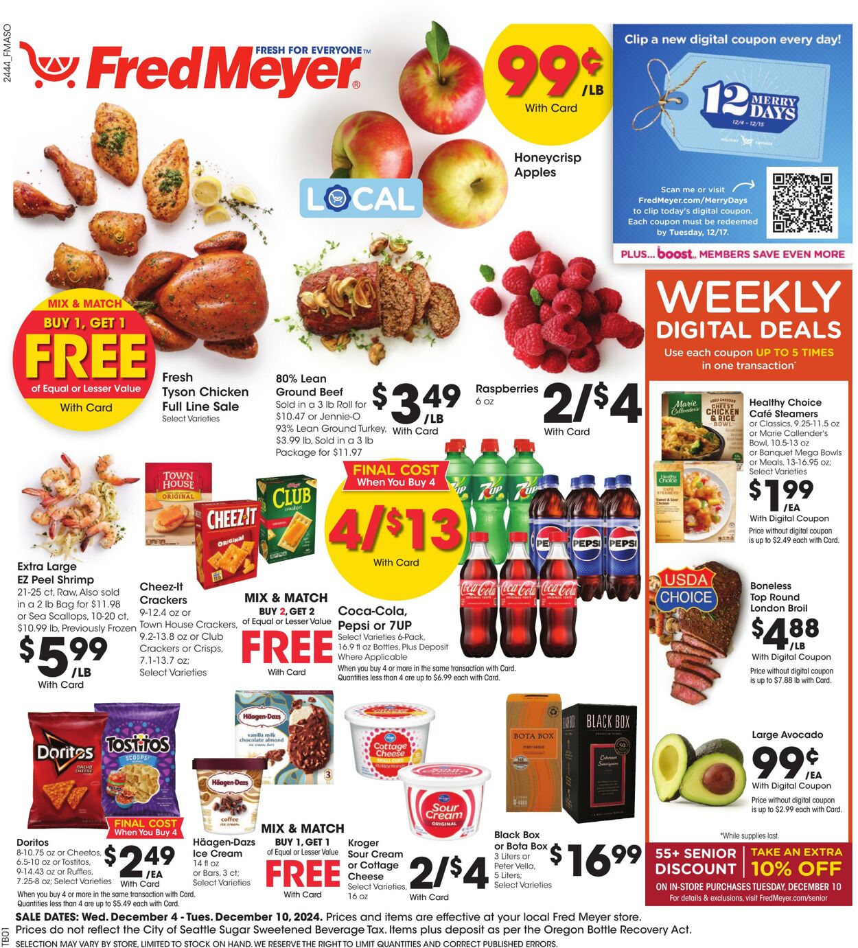 Weekly ad Fred Meyer 12/04/2024 - 12/10/2024