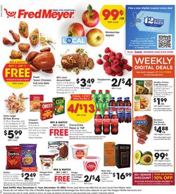 Weekly ad Fred Meyer 12/04/2024 - 12/10/2024