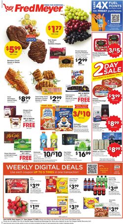 Weekly ad Fred Meyer 08/13/2025 - 08/19/2025