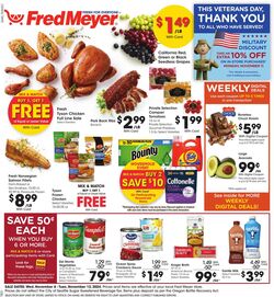 Weekly ad Fred Meyer 11/25/2022 - 11/25/2022