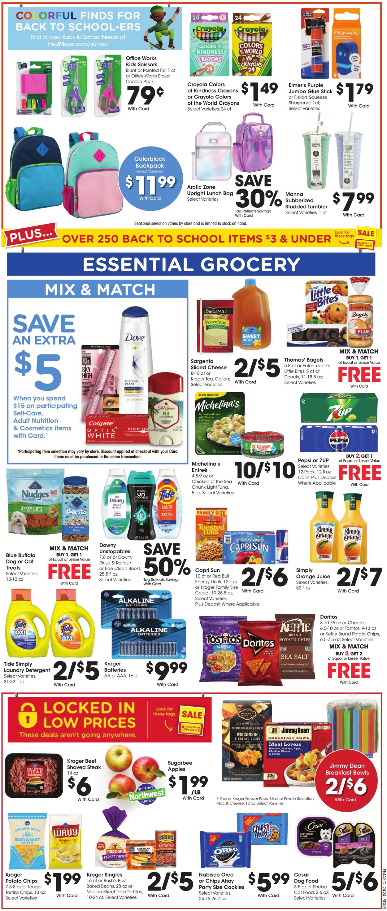 Weekly ad Fred Meyer 07/17/2024 - 07/23/2024