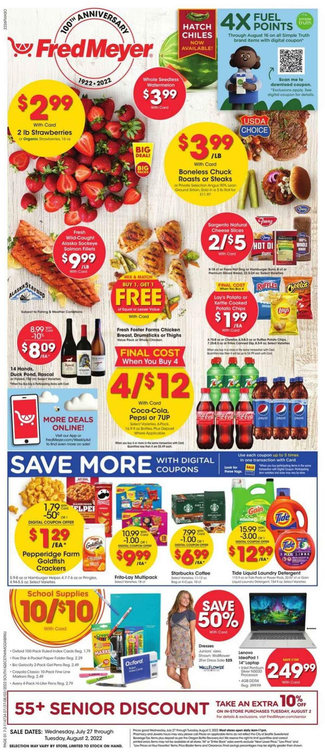 Weekly ad Fred Meyer 07/27/2022-08/02/2022