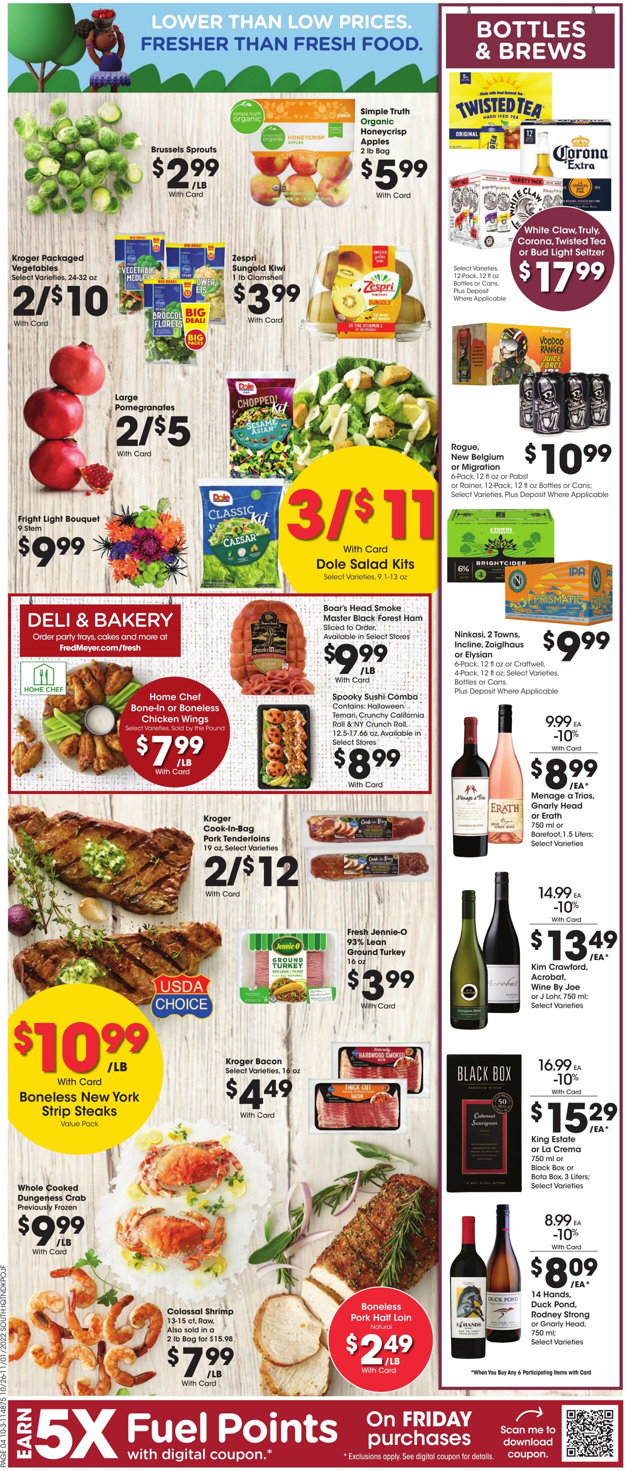 Weekly ad Fred Meyer 10/26/2022 - 11/01/2022