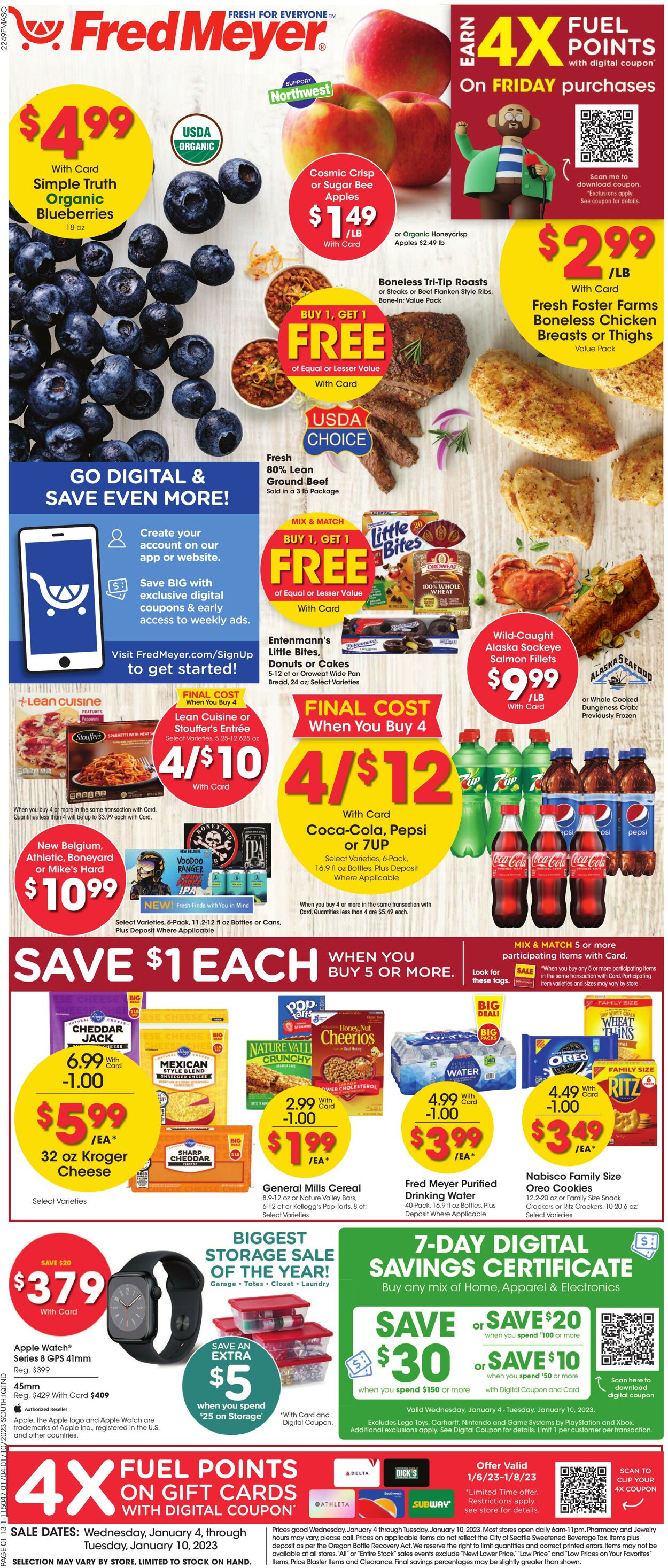 Weekly ad Fred Meyer 01/04/2023 - 01/10/2023