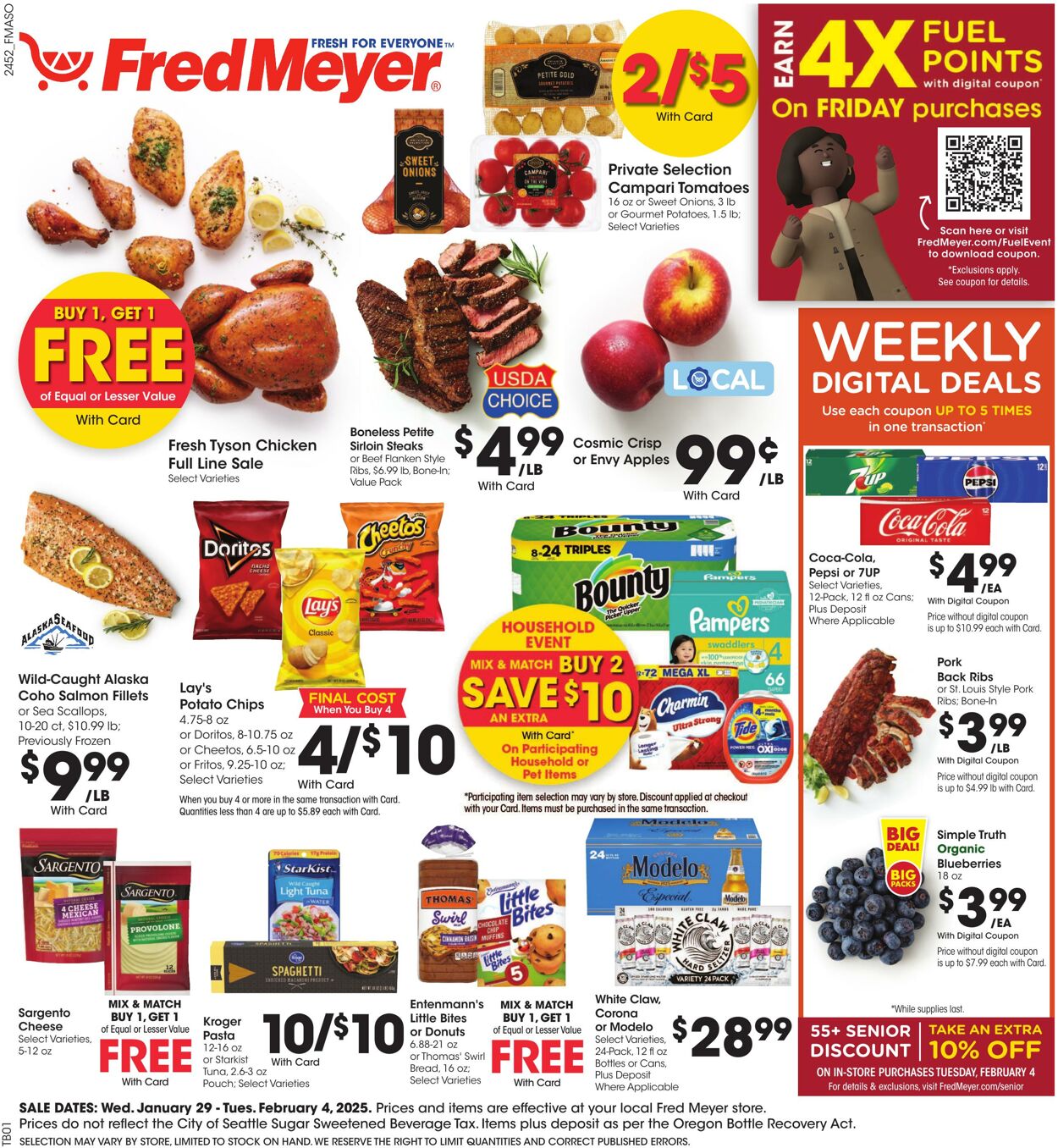 Weekly ad Fred Meyer 01/29/2025 - 02/04/2025