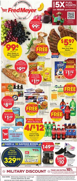 Weekly ad Fred Meyer 09/14/2022-09/20/2022