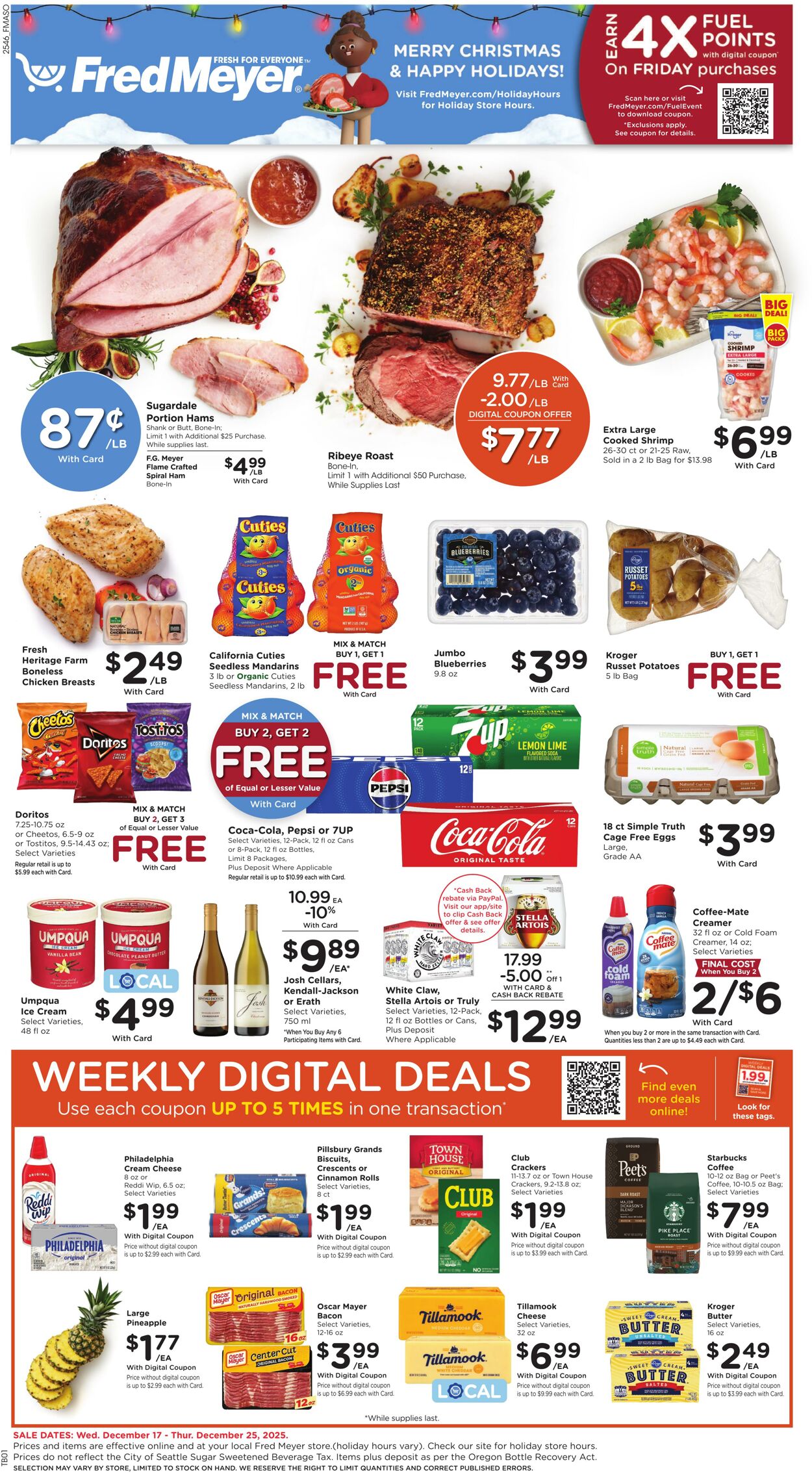 Weekly ad Fred Meyer 12/17/2025 - 12/25/2025