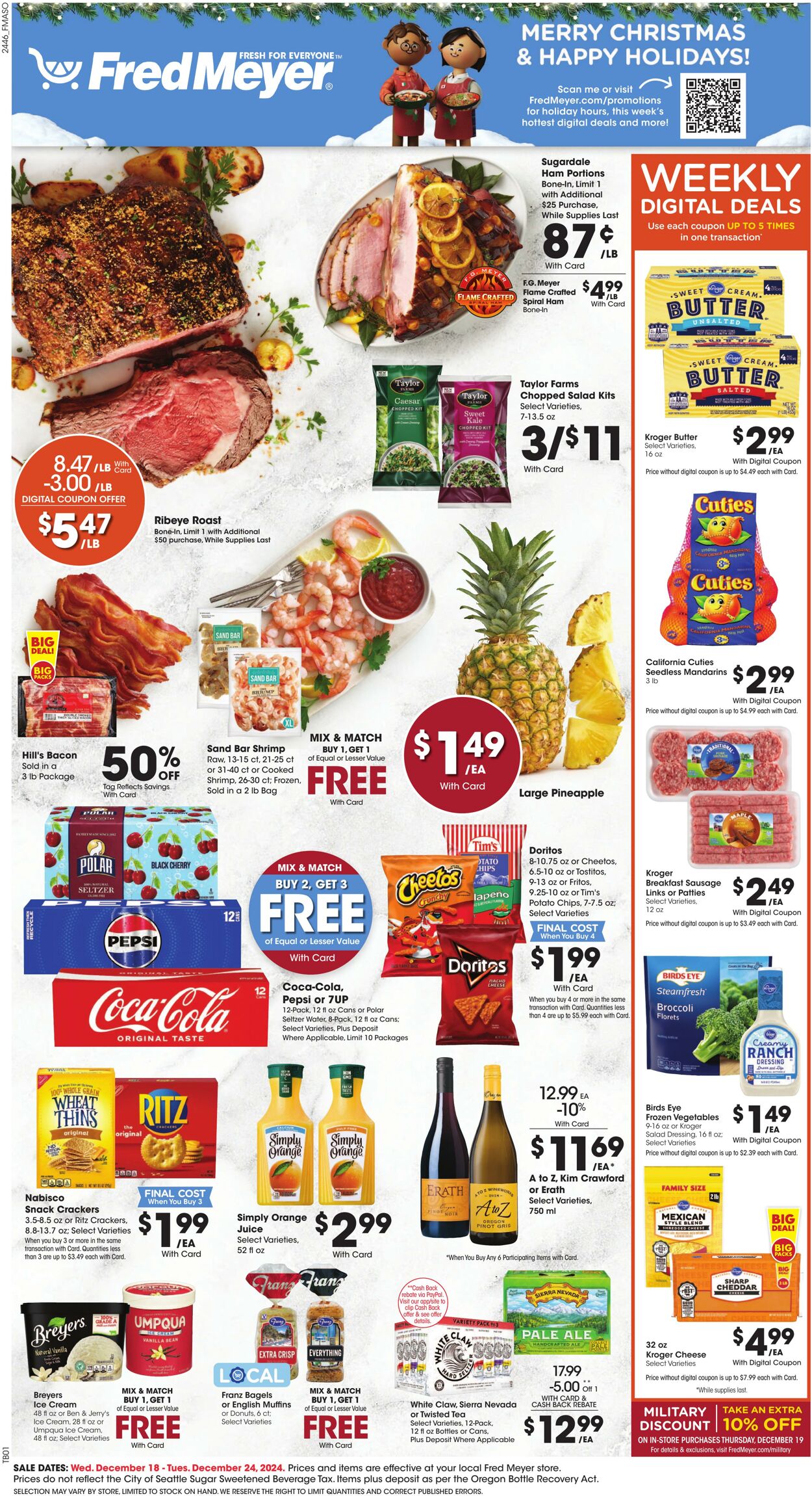 Weekly ad Fred Meyer 12/18/2024 - 12/24/2024