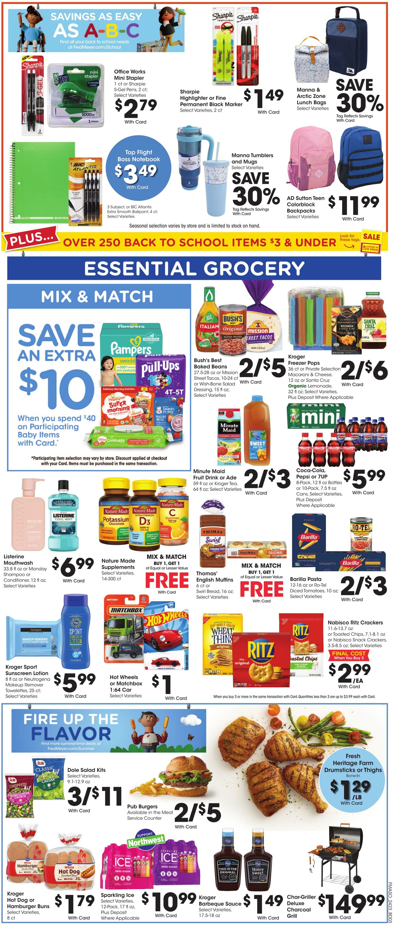 Weekly ad Fred Meyer 07/10/2024 - 07/16/2024