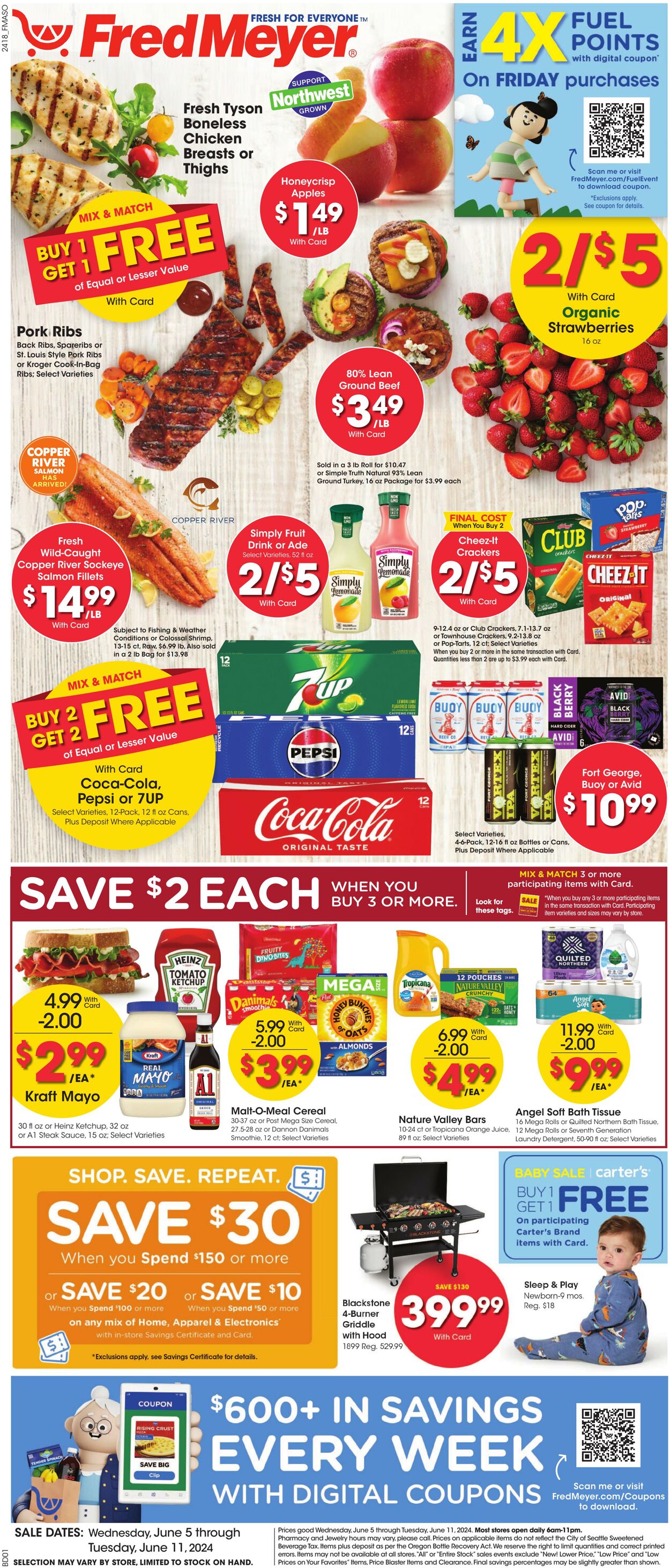 Weekly ad Fred Meyer 06/05/2024 - 06/11/2024