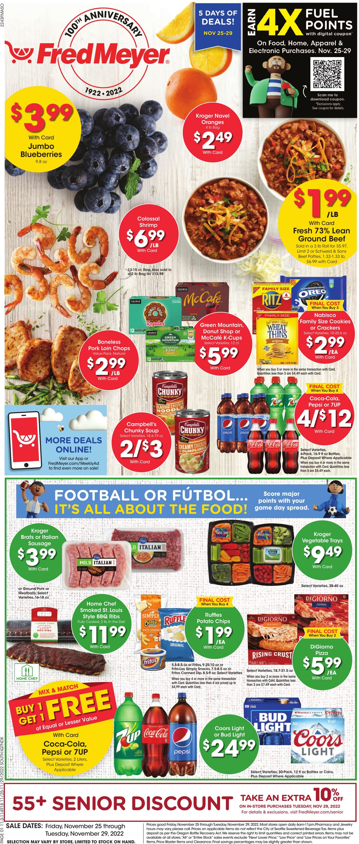 Weekly ad Fred Meyer 11/25/2022-11/29/2022