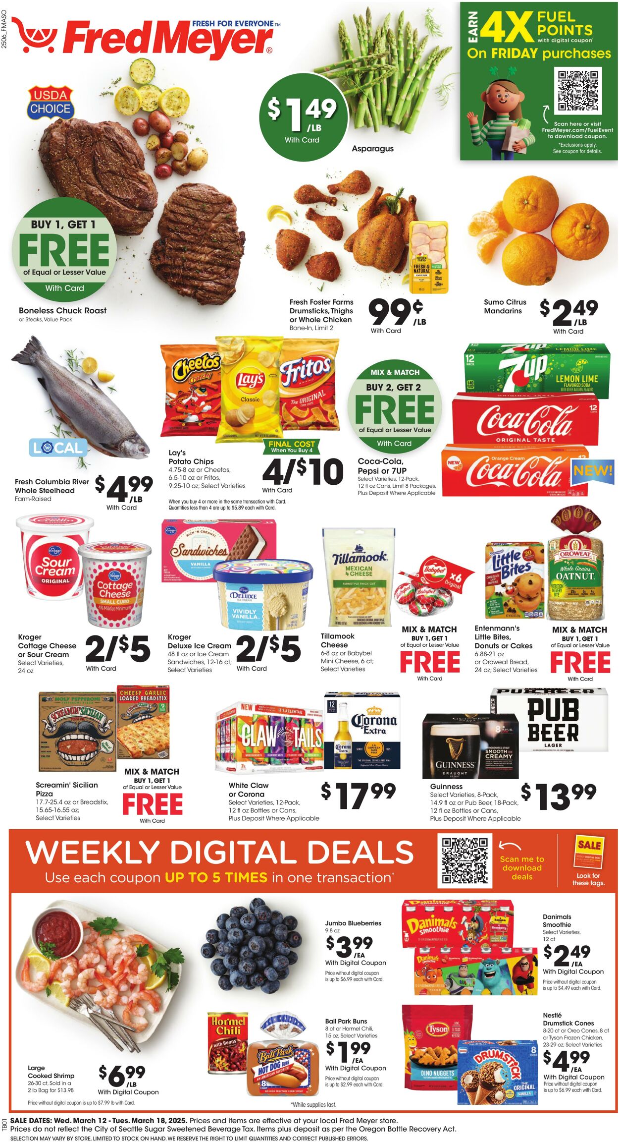 Fred Meyer Promotional weekly ads