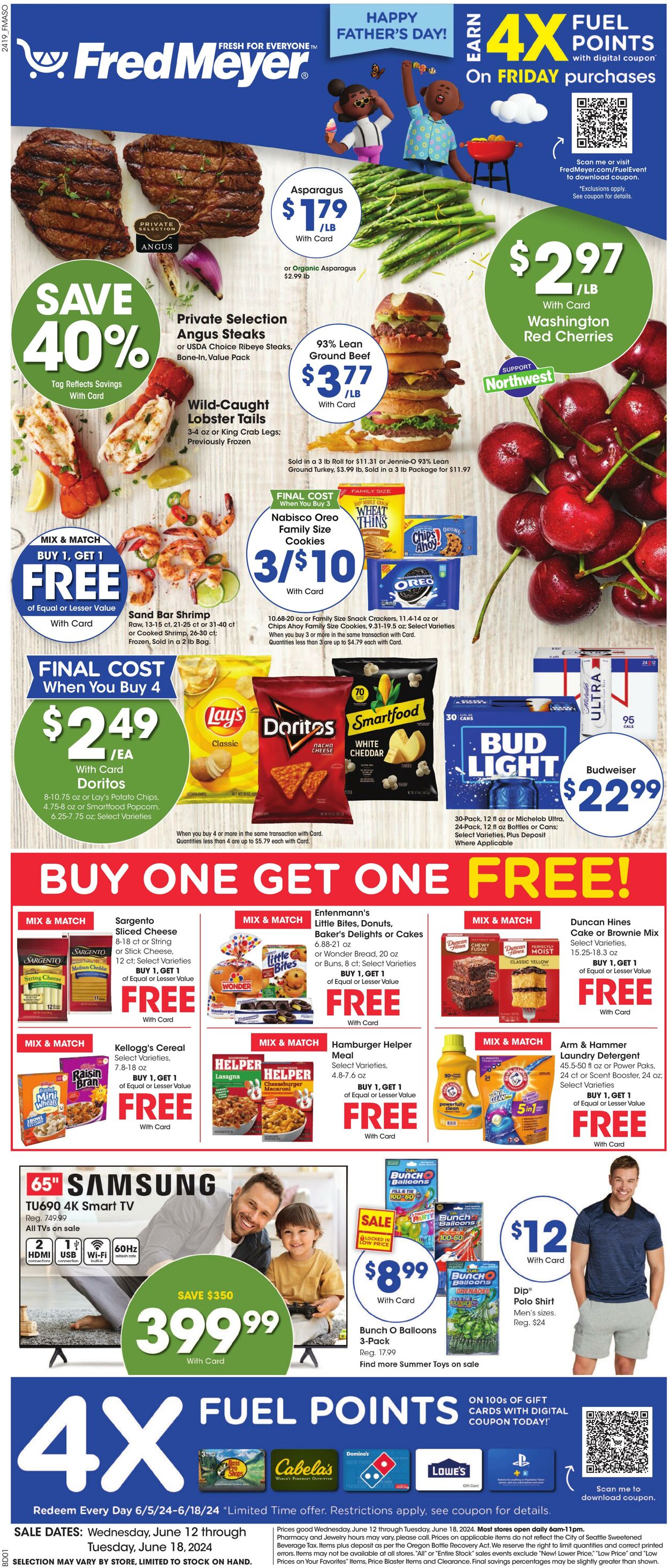Weekly ad Fred Meyer 06/12/2024 - 06/18/2024