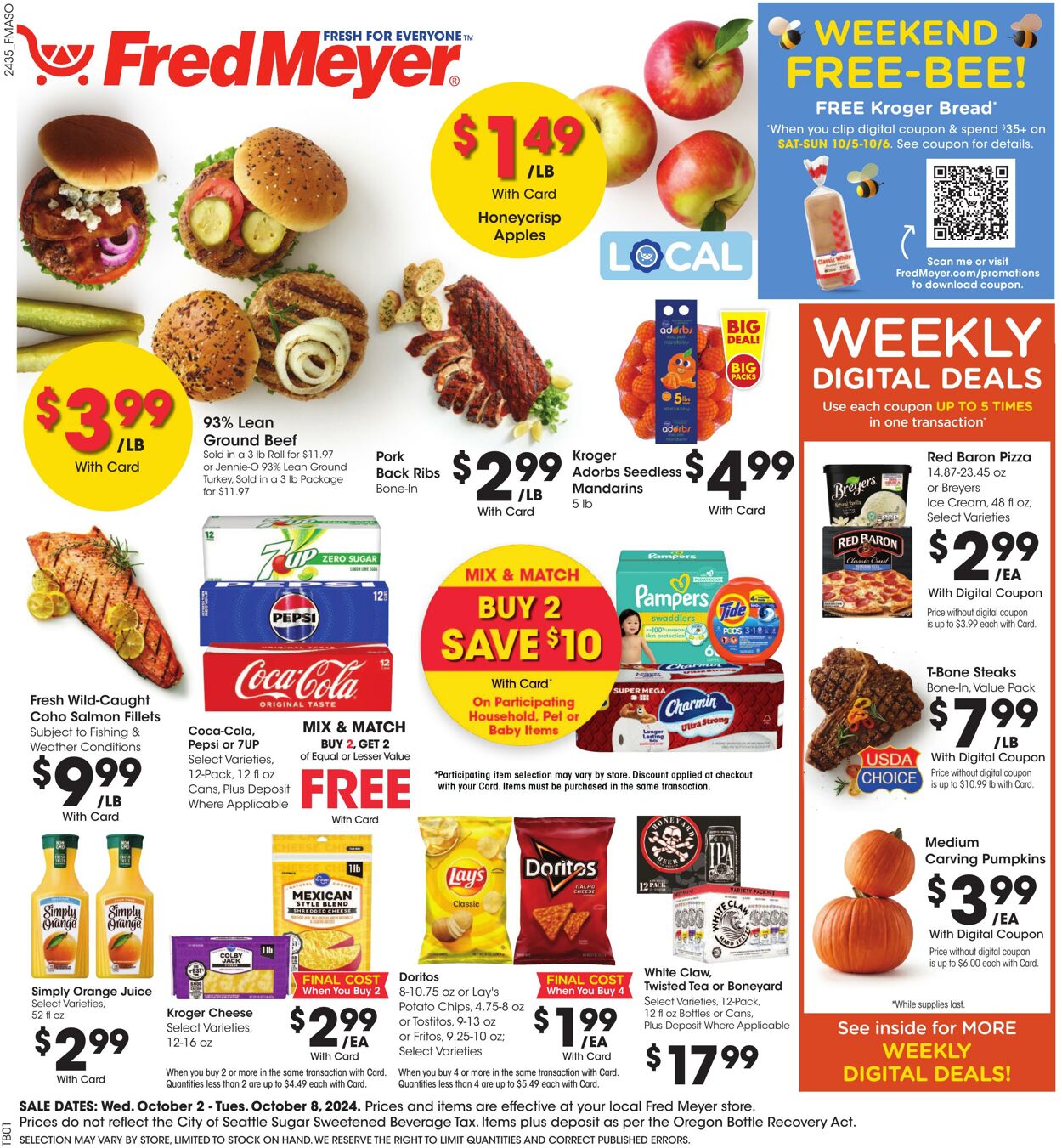 Weekly ad Fred Meyer 10/02/2024 - 10/08/2024