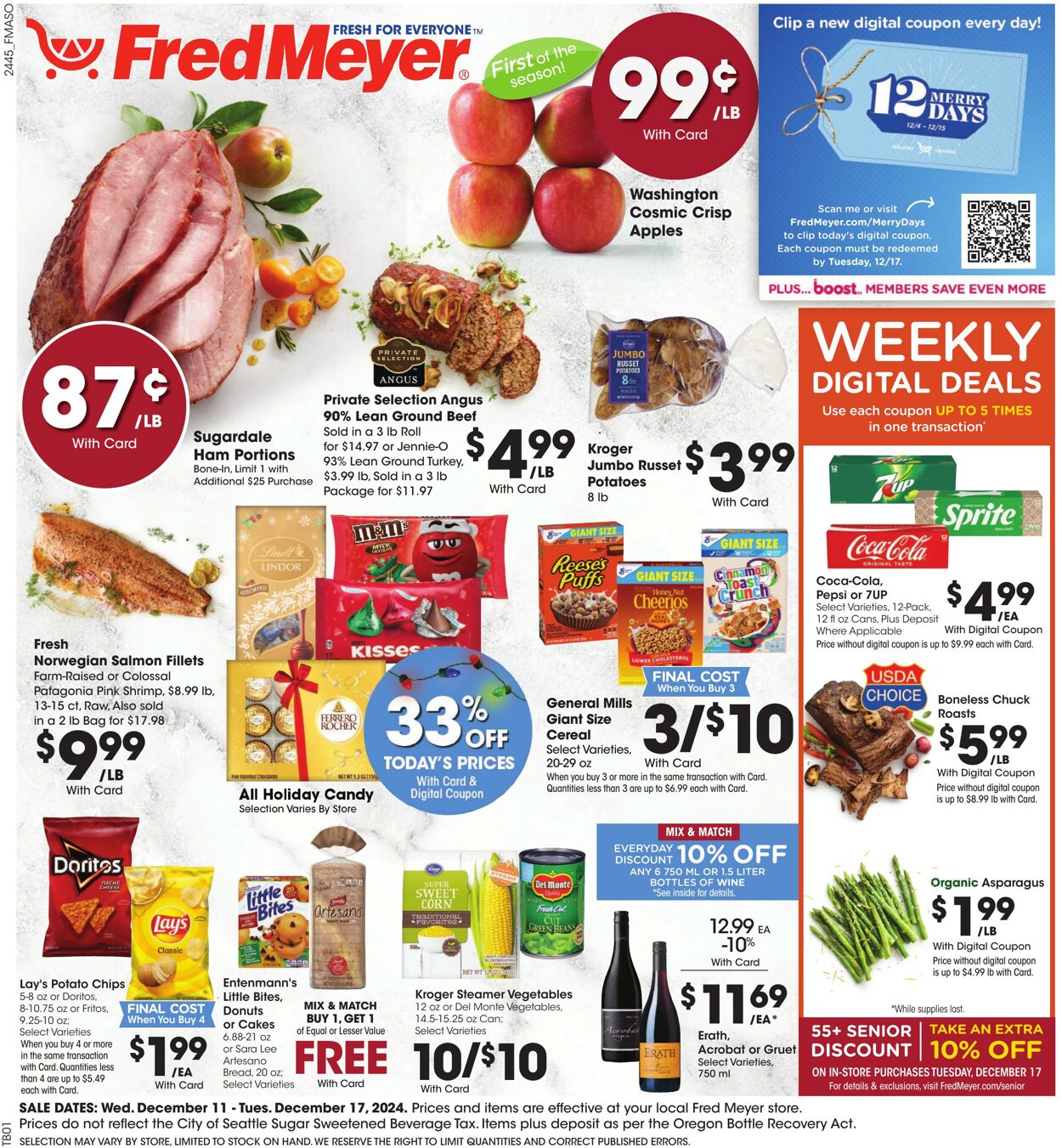 Weekly ad Fred Meyer 12/11/2024 - 12/17/2024